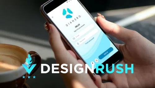 The DiaHero app has been awarded Best App Designs: Android and iOS by DesignRush